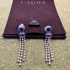 Lagos Caviar Lapis Earrings